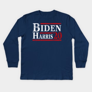 Vote Joe Biden Kamala Harris 2020 Election Democrat Anti Trump Kids Long Sleeve T-Shirt